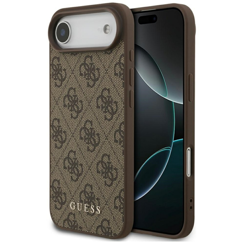 „Guess 4G Classic“ dėklas, skirtas „iPhone 17 Air“ – rudas