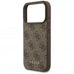 „Guess 4G Classic“ dėklas, skirtas „iPhone 17 Pro“ – rudas