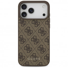 „Guess 4G Classic“ dėklas, skirtas „iPhone 17 Pro Max“ – rudas
