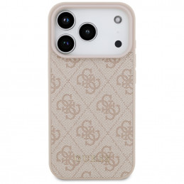 „Guess 4G Classic“ dėklas, skirtas „iPhone 17 Pro“ – rožinis