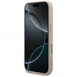 „Guess 4G Classic“ dėklas, skirtas „iPhone 17 Pro“ – rožinis