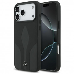 „Mercedes“ odinis „The Move MagSafe“ dėklas, skirtas „iPhone 17 Pro Max“ – juodas