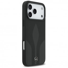 „Mercedes“ odinis „The Move MagSafe“ dėklas, skirtas „iPhone 17 Pro Max“ – juodas