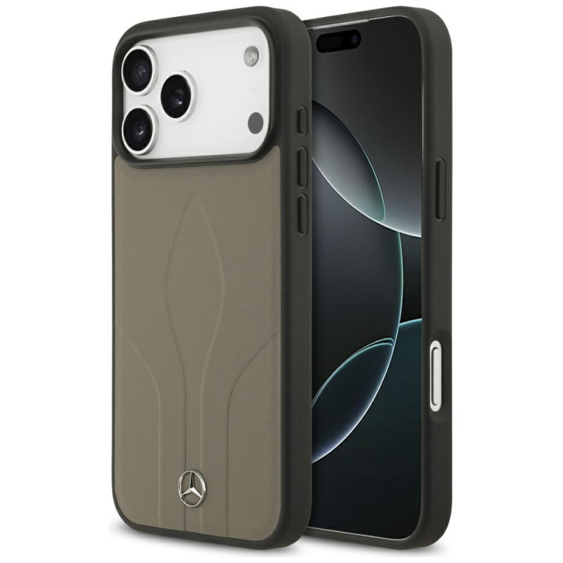 „Mercedes“ odinis „The Move MagSafe“ dėklas, skirtas „iPhone 17 Pro Max“ – smėlio spalvos