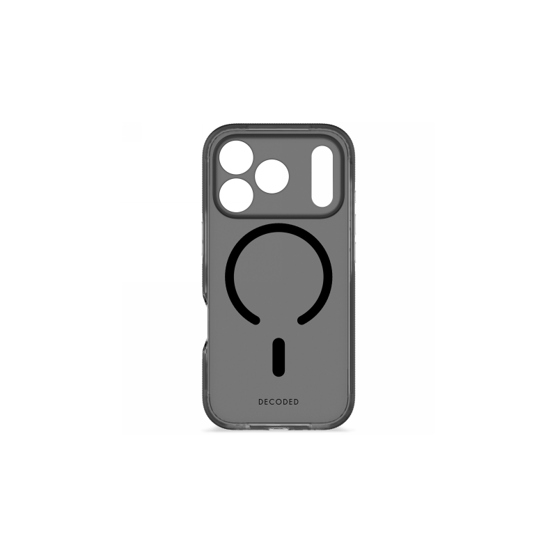 „Decoded DropTec“ permatomas „MagSafe“ dėklas, skirtas „iPhone 17 Pro“ – juodas