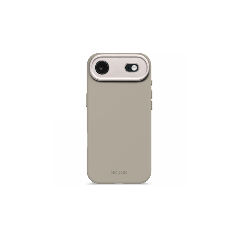 „Decoded“ antimikrobinis silikoninis „MagSafe“ dėklas, skirtas „iPhone 17 Air“ – smėlio spalvos