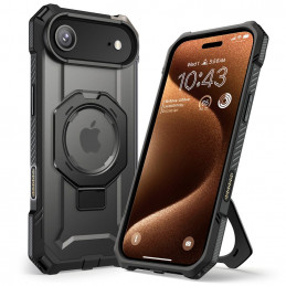 „Supcase UB Grip Mag MagSafe“ dėklas, skirtas „iPhone 17 Air“ – juodas