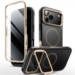 „Supcase IBLSN Ares Flip Mag MagSafe“ dėklas, skirtas „iPhone 17 Pro Max“ – auksinis