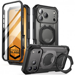 „Supcase UB Grip Pro Mag MagSafe“ dėklas, skirtas „iPhone 17 Pro Max“ – juodas