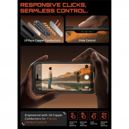 „Supcase UB Grip Pro Mag MagSafe“ dėklas, skirtas „iPhone 17 Pro Max“ – juodas