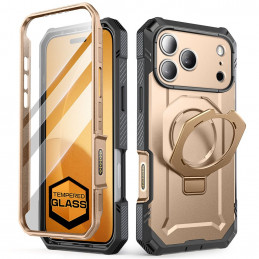 „Supcase UB Grip Pro Mag MagSafe“ dėklas, skirtas „iPhone 17 Pro Max“ – auksinis