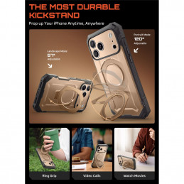 „Supcase UB Grip Pro Mag MagSafe“ dėklas, skirtas „iPhone 17 Pro Max“ – auksinis