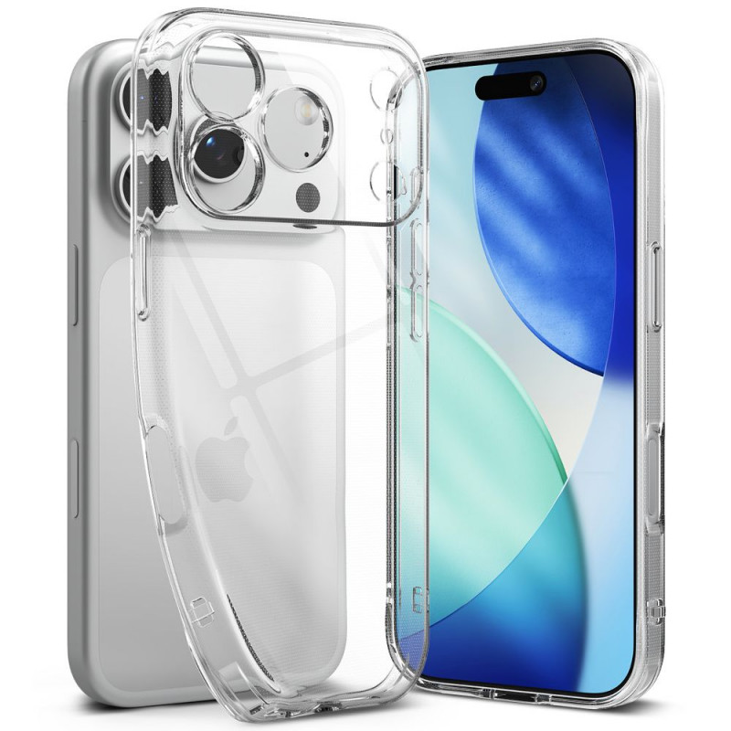 „Ringke Air“ dėklas, skirtas „iPhone 17 Pro“ – skaidrus