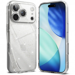 „Ringke Air“ dėklas, skirtas „iPhone 17 Pro“ – skaidrus ir blizgus