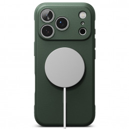 „Ringke Onyx“ magnetinis „MagSafe“ dėklas, skirtas „iPhone 17 Pro“ – žalias