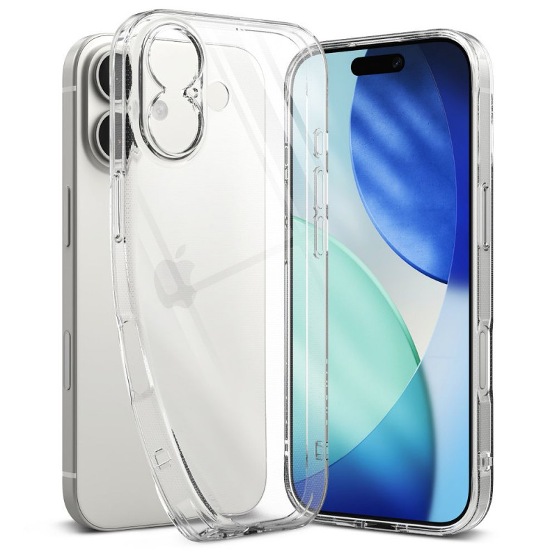 „Ringke Air“ dėklas, skirtas „iPhone 17“ – permatomas