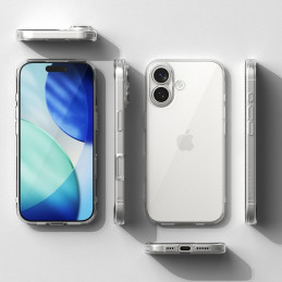 „Ringke Air“ dėklas, skirtas „iPhone 17“ – permatomas