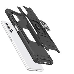 Wozinsky Ring Armor Armored Hybrid Case Cover + Magnetinis laikiklis, skirtas Samsung Galaxy A13 5G Black