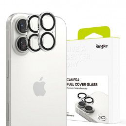 „Ringke“ pilno dydžio kameros dėklai, 2 vnt. pakuotė, skirti „iPhone 17“ – juodi