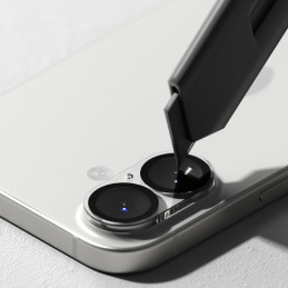 „Ringke“ pilno dydžio kameros dėklai, 2 vnt. pakuotė, skirti „iPhone 17“ – juodi