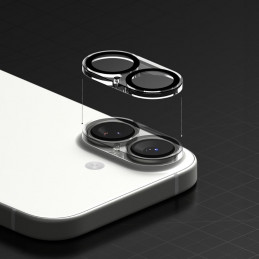 „Ringke“ pilno dydžio kameros dėklai, 2 vnt. pakuotė, skirti „iPhone 17“ – juodi