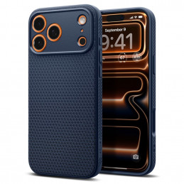 „Spigen Liquid Air“ dėklas, skirtas „iPhone 17 Pro“ – mėlynas