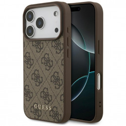 „Guess 4G Classic“ dėklas, skirtas „iPhone 17 Pro“ – rudas