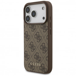 „Guess 4G Classic“ dėklas, skirtas „iPhone 17 Pro“ – rudas