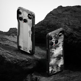 „Ringke Fusion X“ dėklas, skirtas „Nothing Phone 3“ – juodas