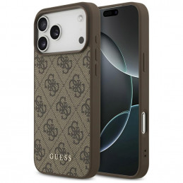 „Guess 4G Classic“ dėklas, skirtas „iPhone 17 Pro Max“ – rudas