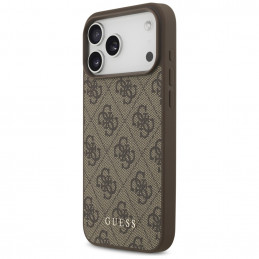 „Guess 4G Classic“ dėklas, skirtas „iPhone 17 Pro Max“ – rudas