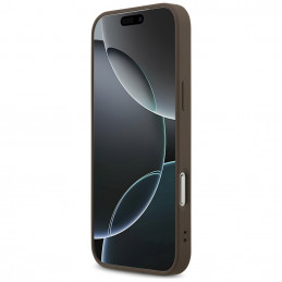 „Guess 4G Classic“ dėklas, skirtas „iPhone 17 Pro Max“ – rudas