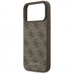 „Guess 4G Classic“ dėklas, skirtas „iPhone 17 Pro Max“ – rudas