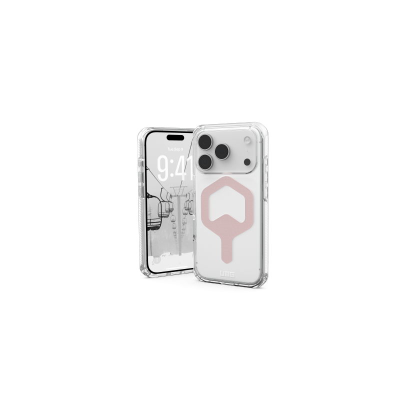 UAG Plyo MagSafe dėklas, skirtas iPhone 17 Pro – skaidriai rožinis
