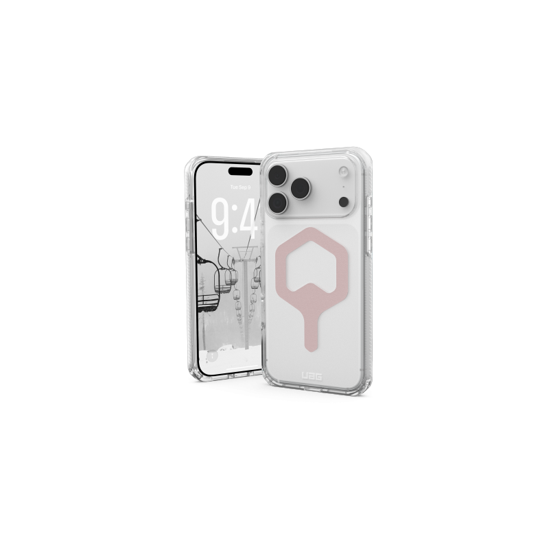 UAG Plyo MagSafe dėklas, skirtas iPhone 17 Pro Max – skaidriai rožinis