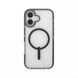ZAGG Santa Cruz Snap MagSafe dėklas, skirtas iPhone 17 – skaidriai juodas