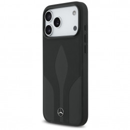 „Mercedes“ odinis „The Move MagSafe“ dėklas, skirtas „iPhone 17 Pro Max“ – juodas