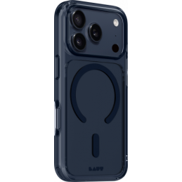 „Laut Crystal Fluro MagSafe“ dėklas, skirtas „iPhone 17 Pro“ – skaidrus tamsiai mėlynas