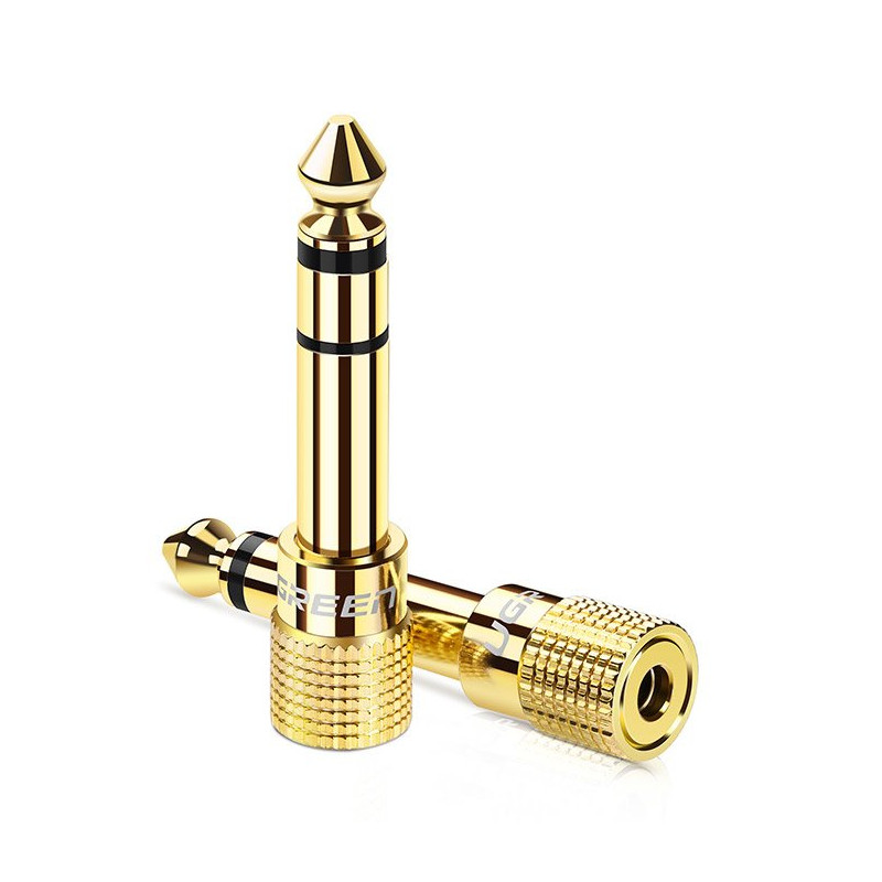 Ugreen adapterio adapteris nuo 3,5 mm mini lizdo iki 6,3 mm aukso lizdo (20503)