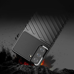 Thunder Case lankstus šarvuotas dėklas Samsung Galaxy S22+ (S22 Plus) juodas