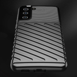 Thunder Case lankstus šarvuotas dėklas Samsung Galaxy S22+ (S22 Plus) juodas
