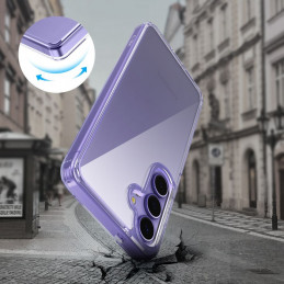 „Tech-Protect FlexAir Hybrid“ dėklas, skirtas „Samsung Galaxy S25 FE“ – skaidrus