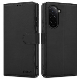 „Tech-Protect“ piniginės dėklas, skirtas „Xiaomi Poco M7“ – juodas