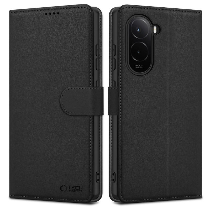 „Tech-Protect“ piniginės dėklas, skirtas „Xiaomi Poco M7“ – juodas