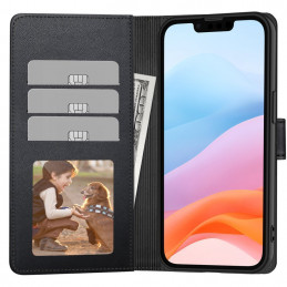 „Tech-Protect“ piniginės dėklas, skirtas „Xiaomi Poco M7“ – juodas