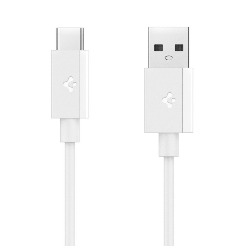 „Spigen EB6010AC“ USB-A / USB-C 60W laidas 100 cm – baltas