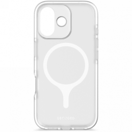 „Decoded DropTec“ skaidrus „MagSafe“ dėklas, skirtas „iPhone 17“ – skaidrus-matinis