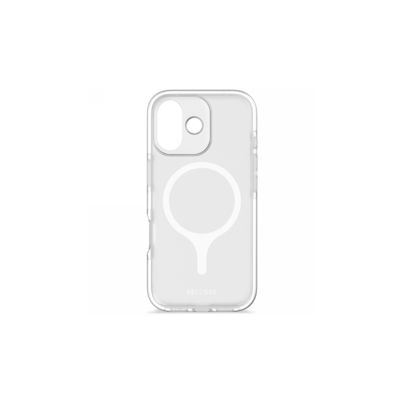 „Decoded DropTec“ skaidrus „MagSafe“ dėklas, skirtas „iPhone 17“ – skaidrus-matinis