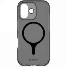 „Decoded DropTec“ skaidrus „MagSafe“ dėklas, skirtas „iPhone 17“ – juodas