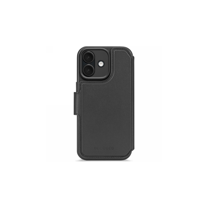 „Decoded“ odinis nuimamas „MagSafe“ dėklas su pinigine, skirtas „iPhone 17“ – juodas